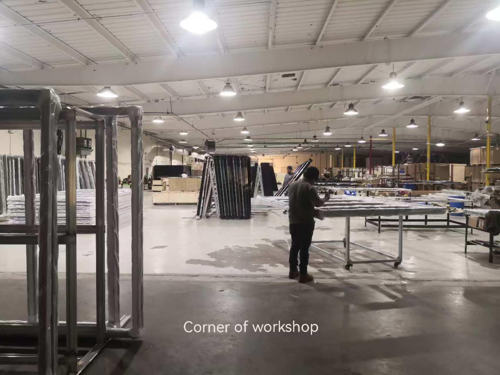 QD Refrigeration workshop floor